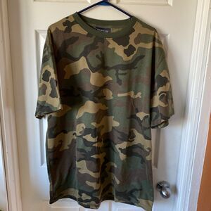 Renegade Outerwear & Sportswear Men’s 2XL Camouflage T Shirt Crew Neck Thick